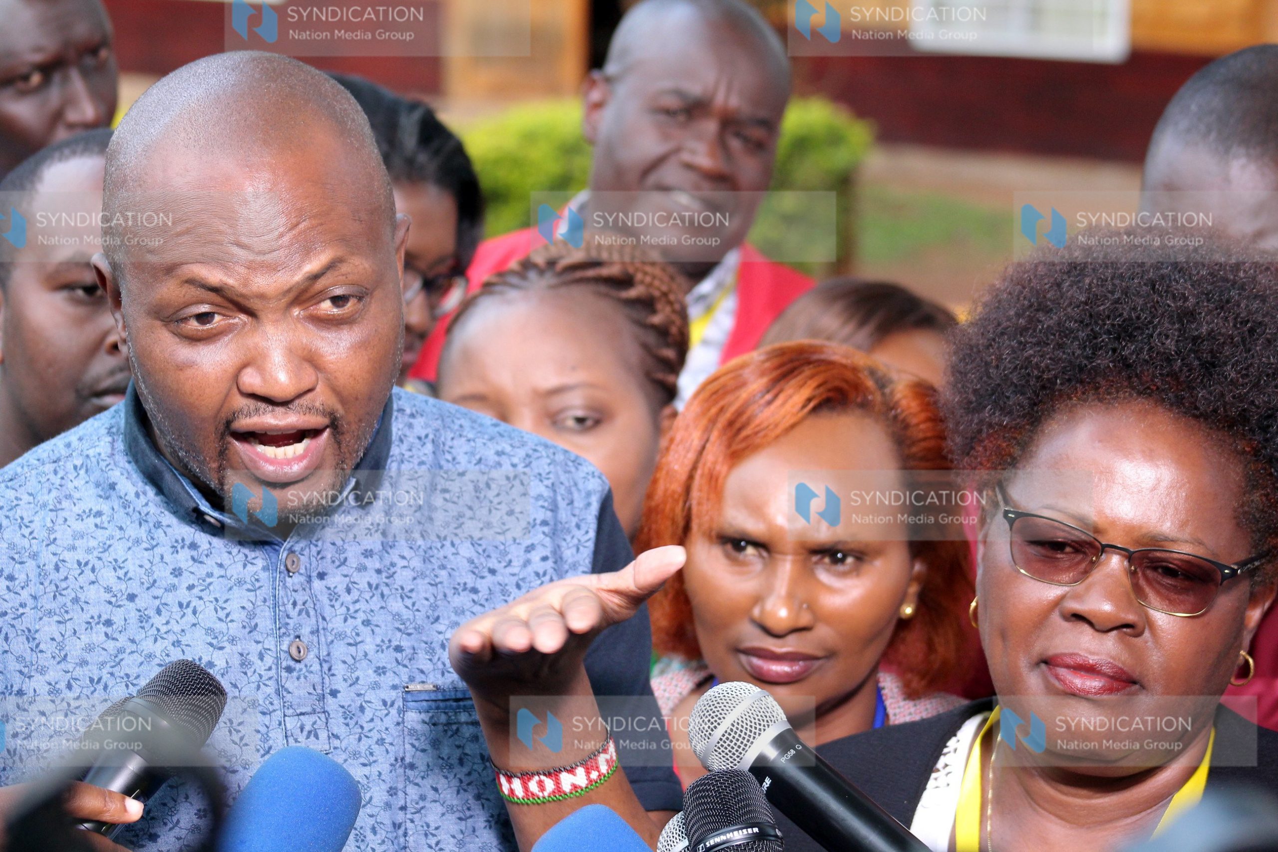 Gatundu South MP Moses Kuria, Kandara MP Alice Wahome