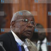 Rev. Timothy Njoya during the hearing of a court case by Dr. Tatu Kamau