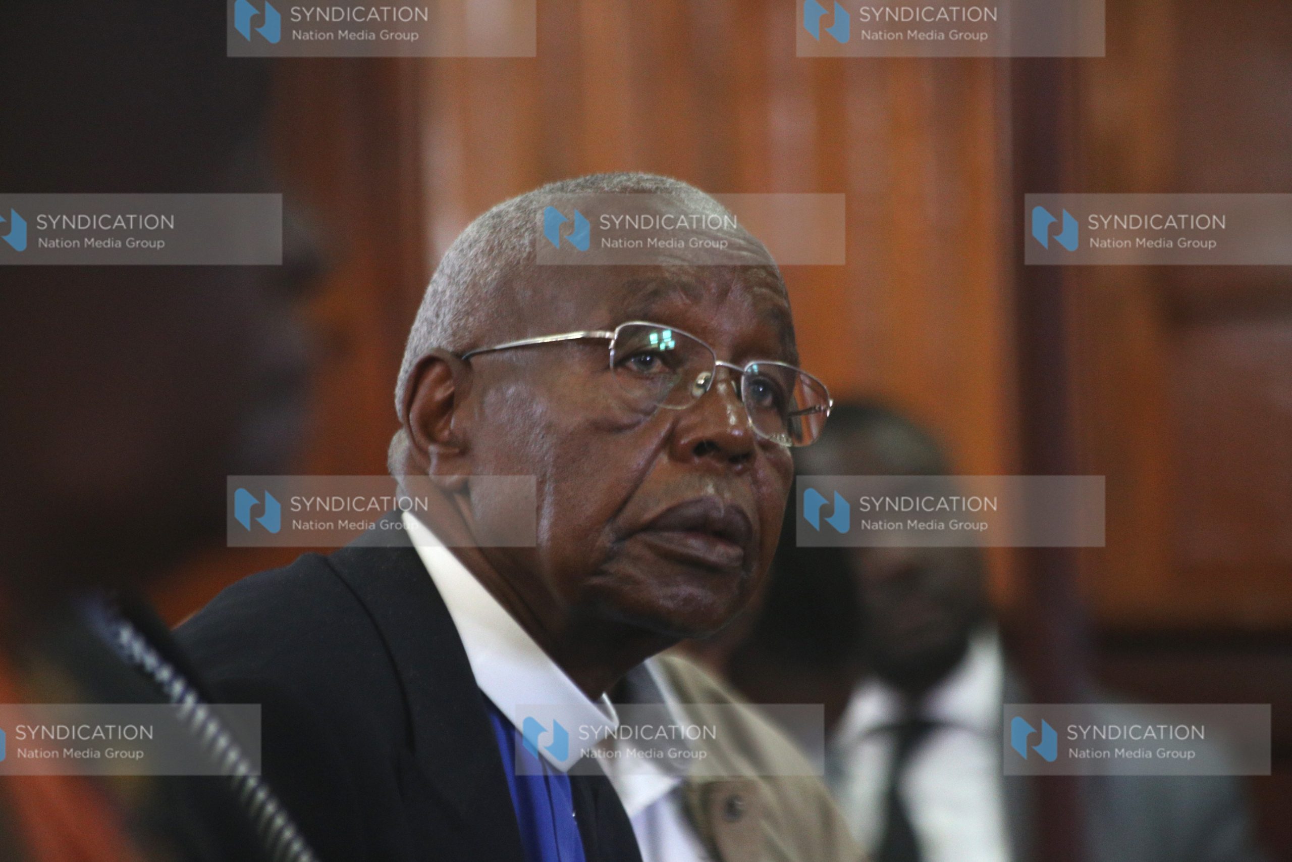 Rev. Timothy Njoya during the hearing of a court case by Dr. Tatu Kamau