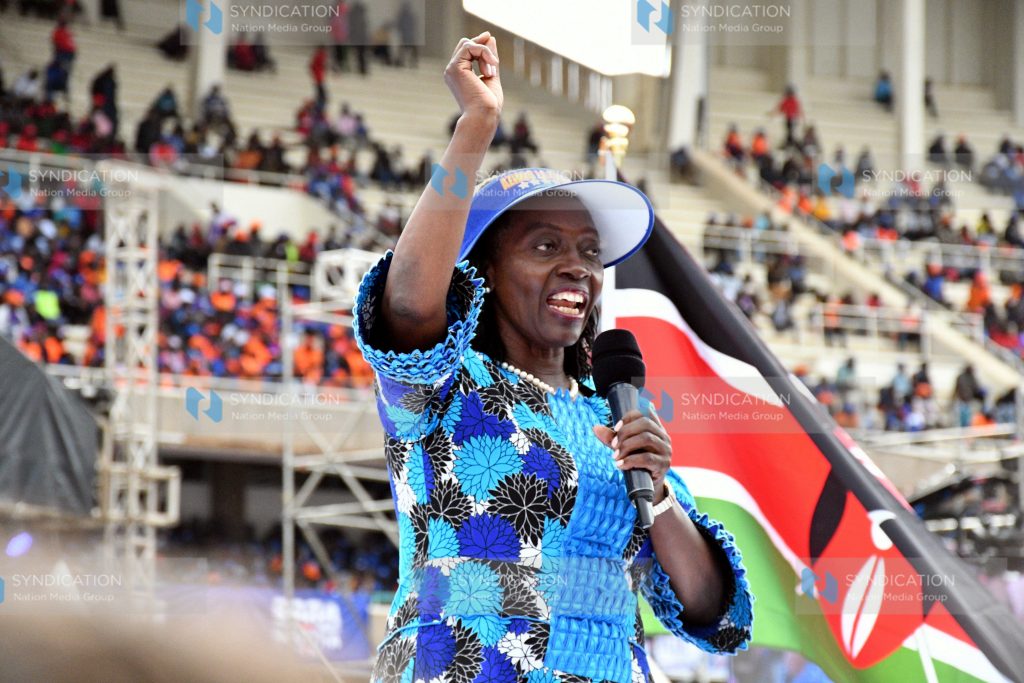 Azimio la Umoja Deputy Presidential Candidate Martha Karua