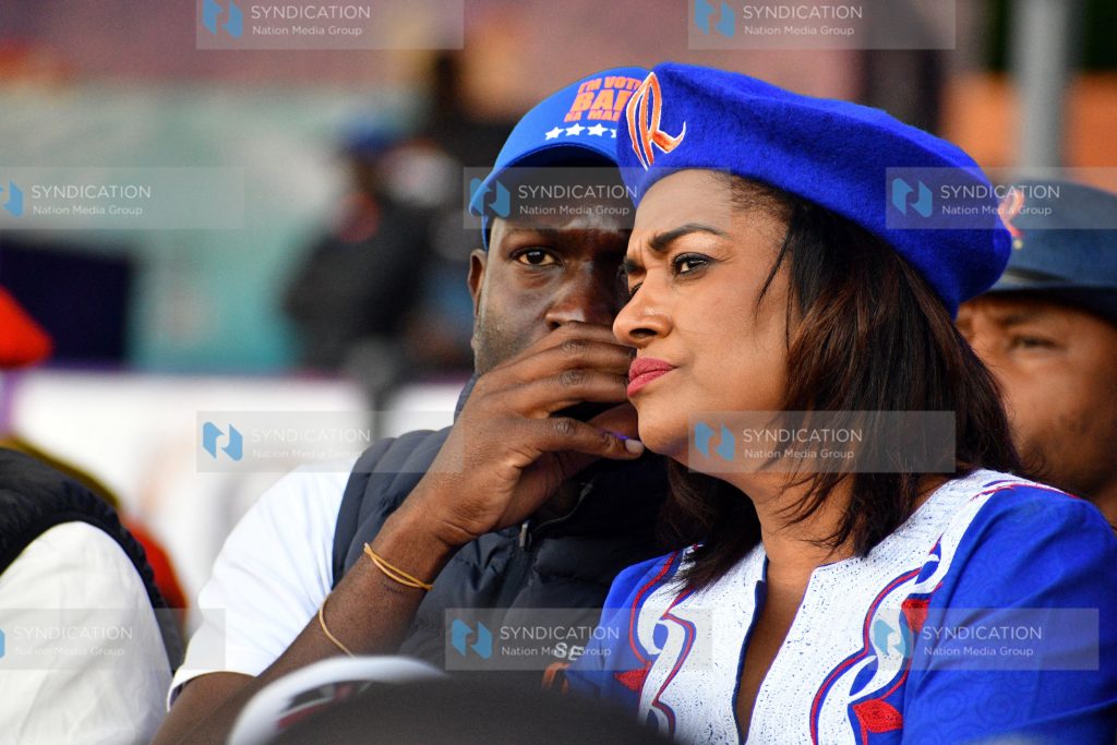 Nairobi County Women Rep Esther Passaris with Nairobi Senator Candidate Edwin Sifuna