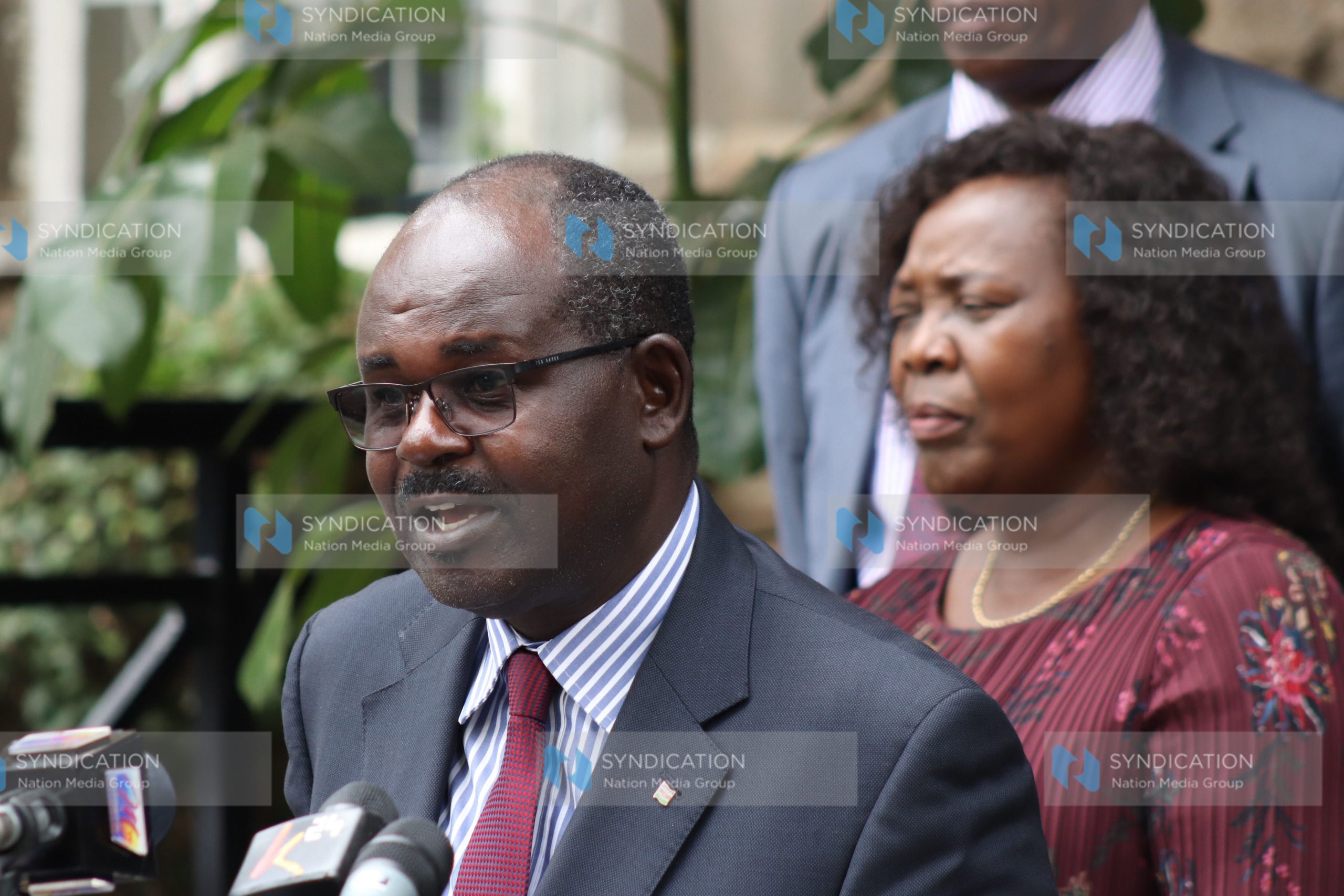 FKE National President Habil Olaka with Federation of Kenya Employers