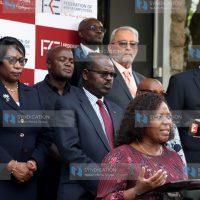 FKE National President Habil Olaka with Federation of Kenya Employers