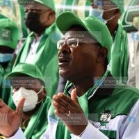 Ford-Kenya Party Leader Moses Wetangula and his Deputy Richard Onyonka