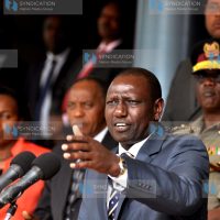Deputy President William Ruto, addressing the Press