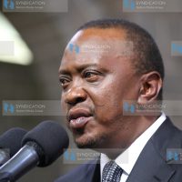 President Uhuru Kenyatta Speaking during Fidel Odinga funeral service