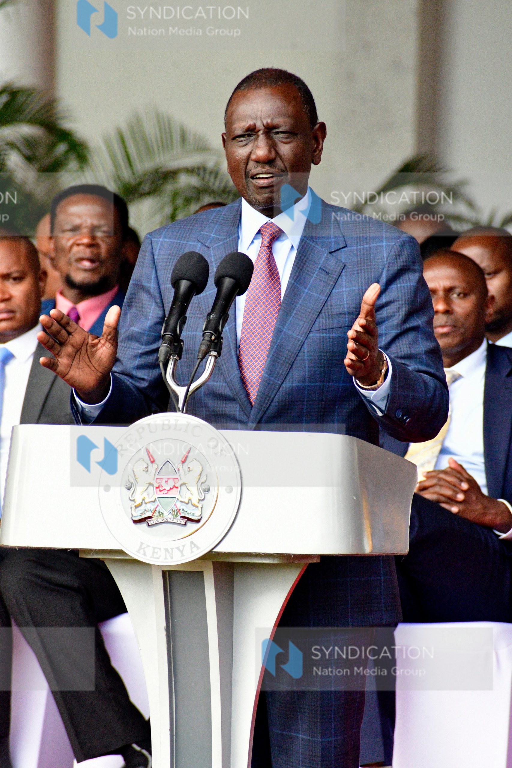 President William Ruto addressing the nation