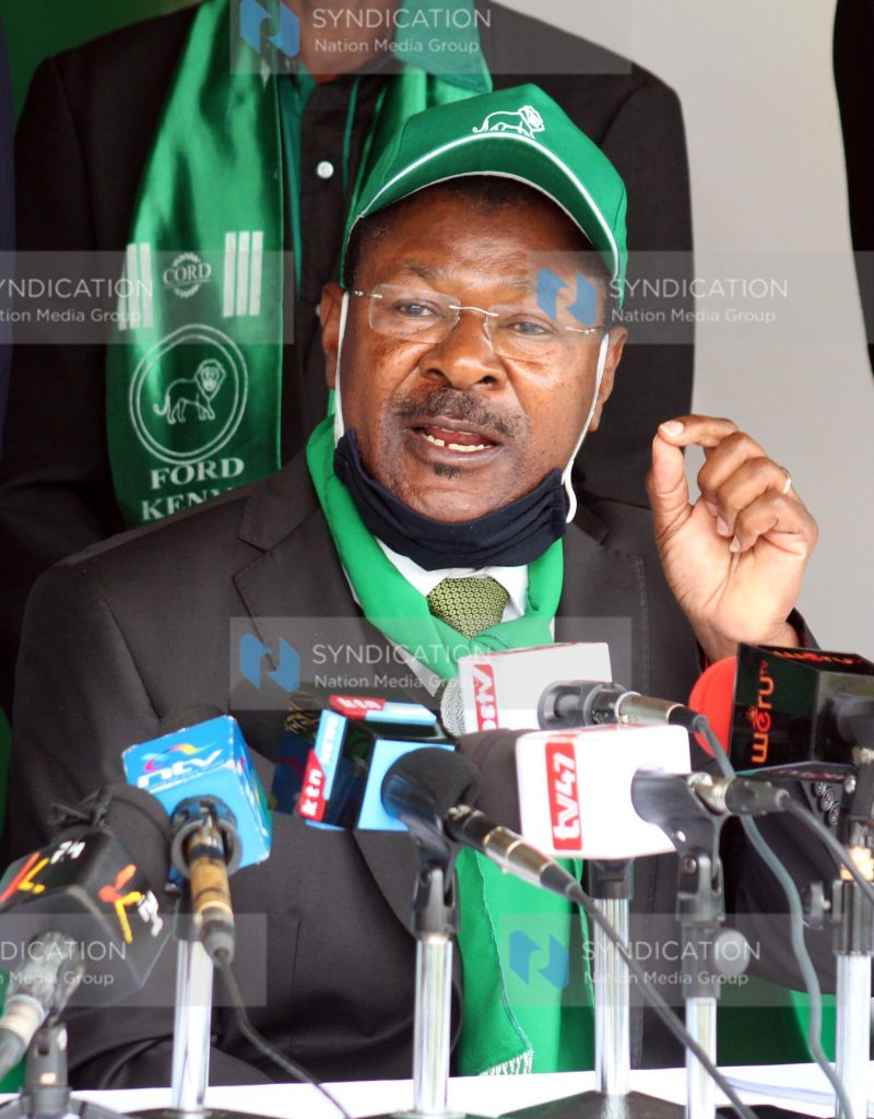 Ford Kenya Party leader Moses Wetangula
