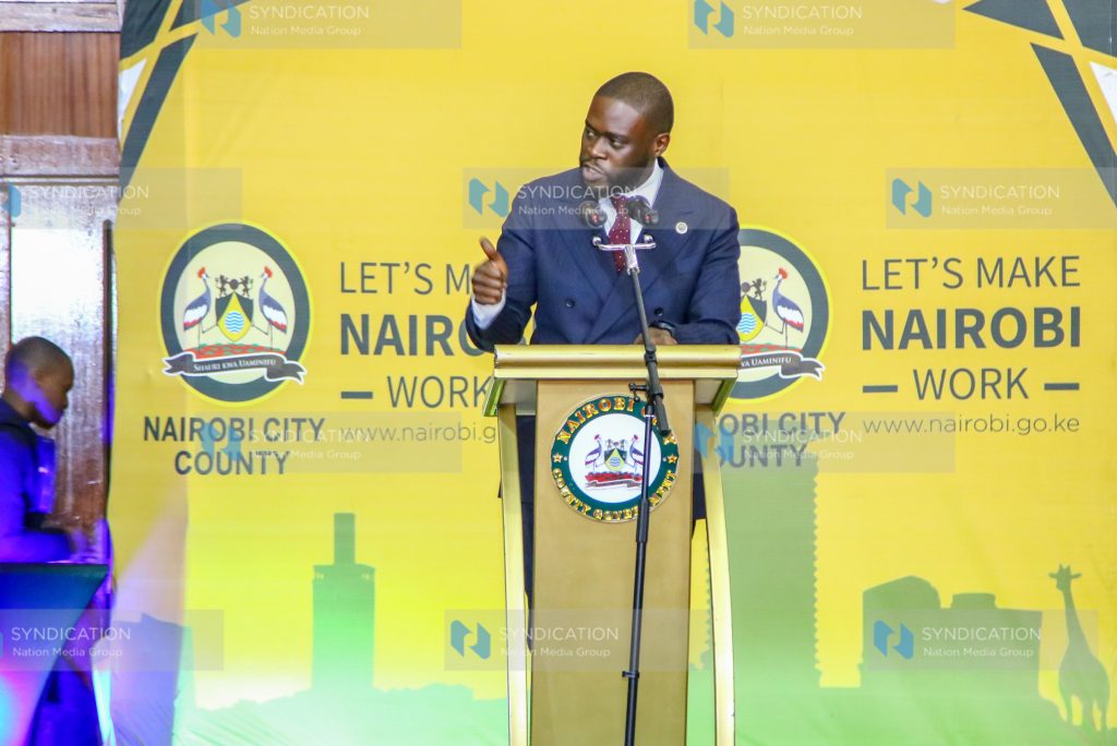 Nairobi County Governor Johnson Sakaja