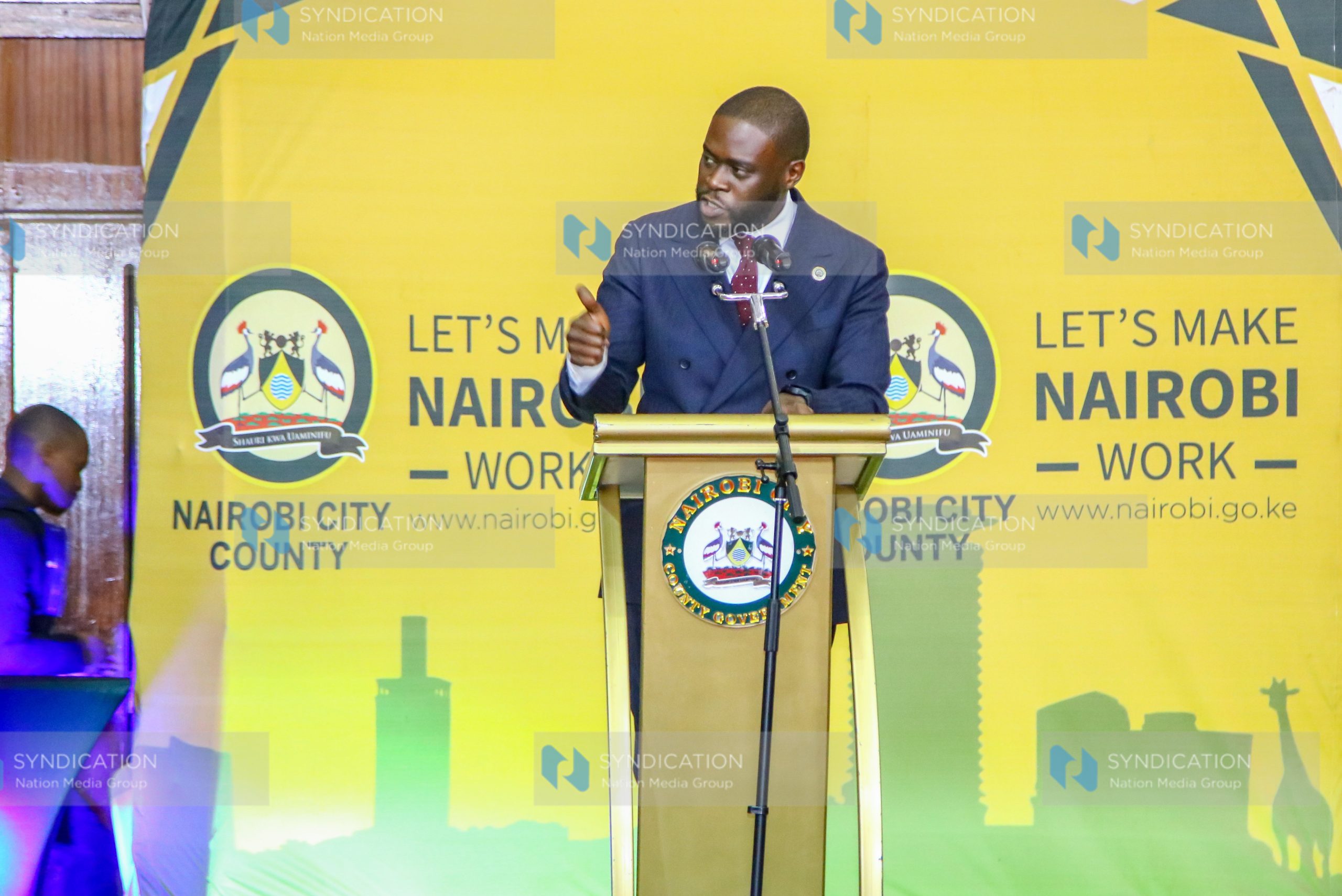 Nairobi County Governor Johnson Sakaja