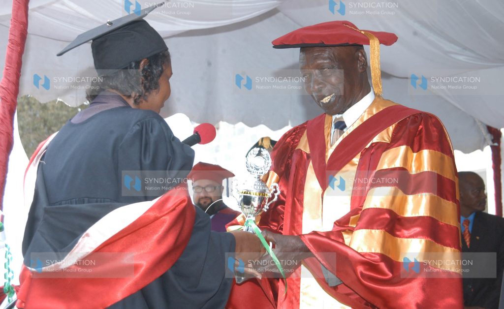 Kabarak University Chancellor and former President Daniel Arap Moi