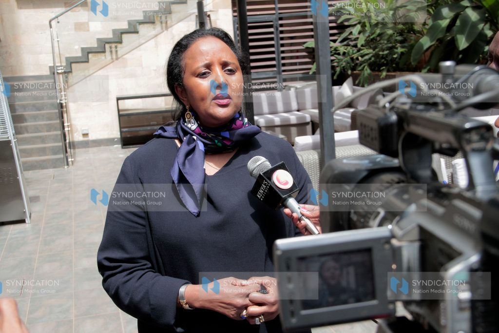 Foreign Affairs and international trade cabinet secretary Amb. Amina Mohamed