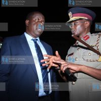 Internal security acting cabinet secretary Fred Matiang'i with police inspector general Joseph Boinet