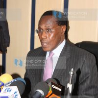 Acting minister for Foreign Affairs and minister for Provincial Administration and internal Security Prof George Saitoti