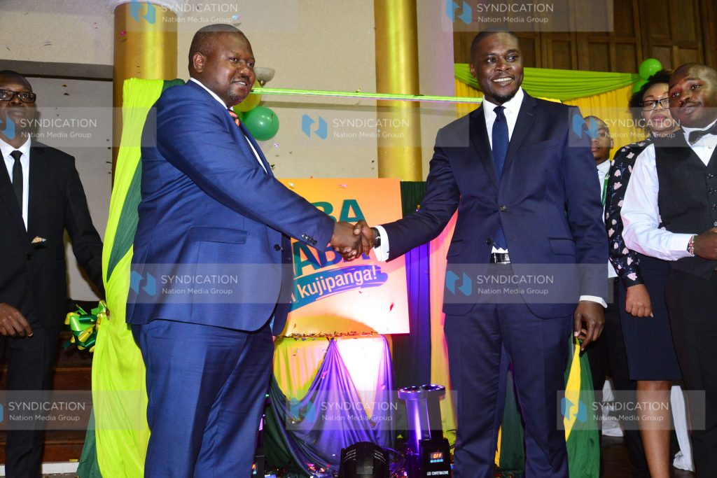 NSSF CEO Anthony Omerikwa and Nairobi Senator, Hon. Johnson Sakaja