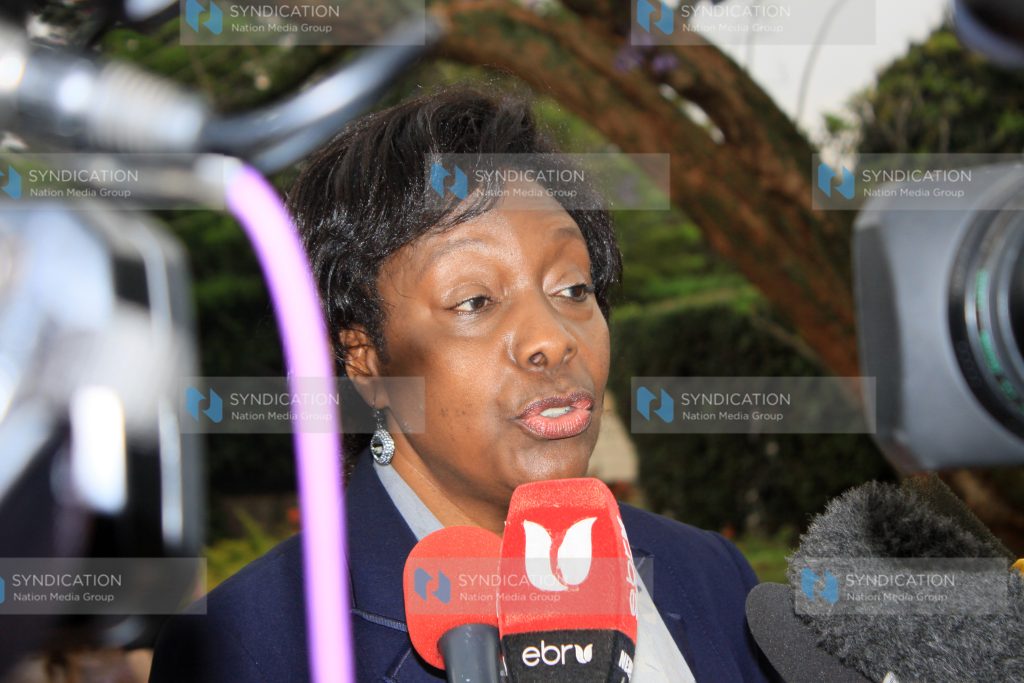Lands Cabinet Secretary Charity Ngilu