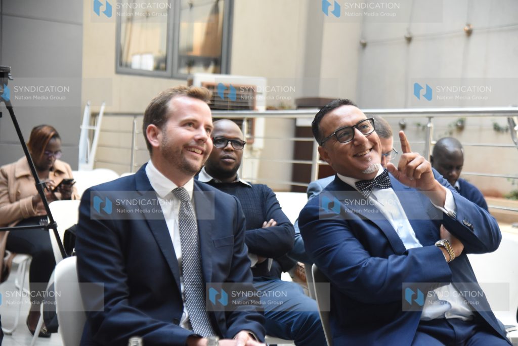 Hemingways Group CEO Ross Evans and Tourism CS Hon Najib Balala