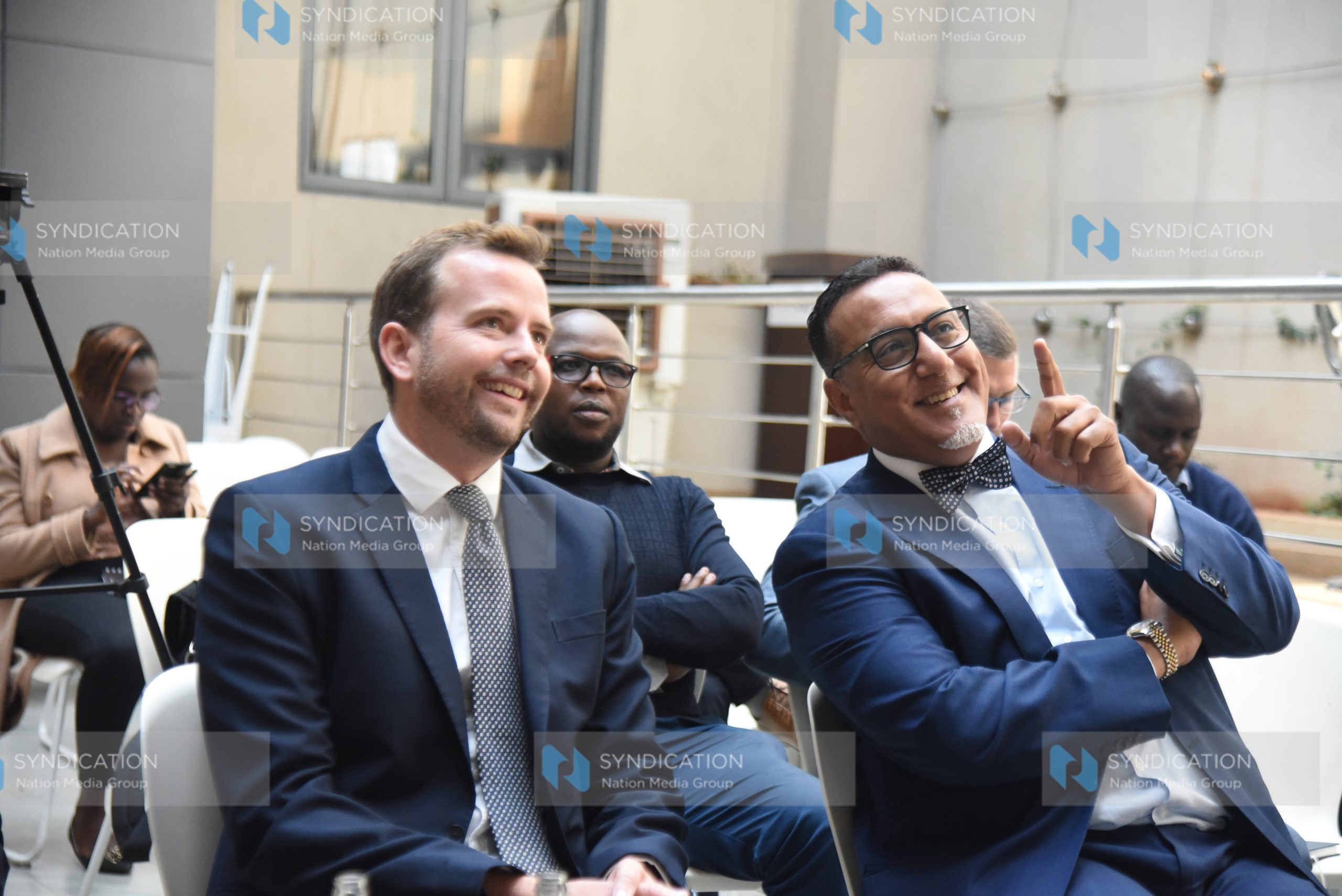 Hemingways Group CEO Ross Evans and Tourism CS Hon Najib Balala