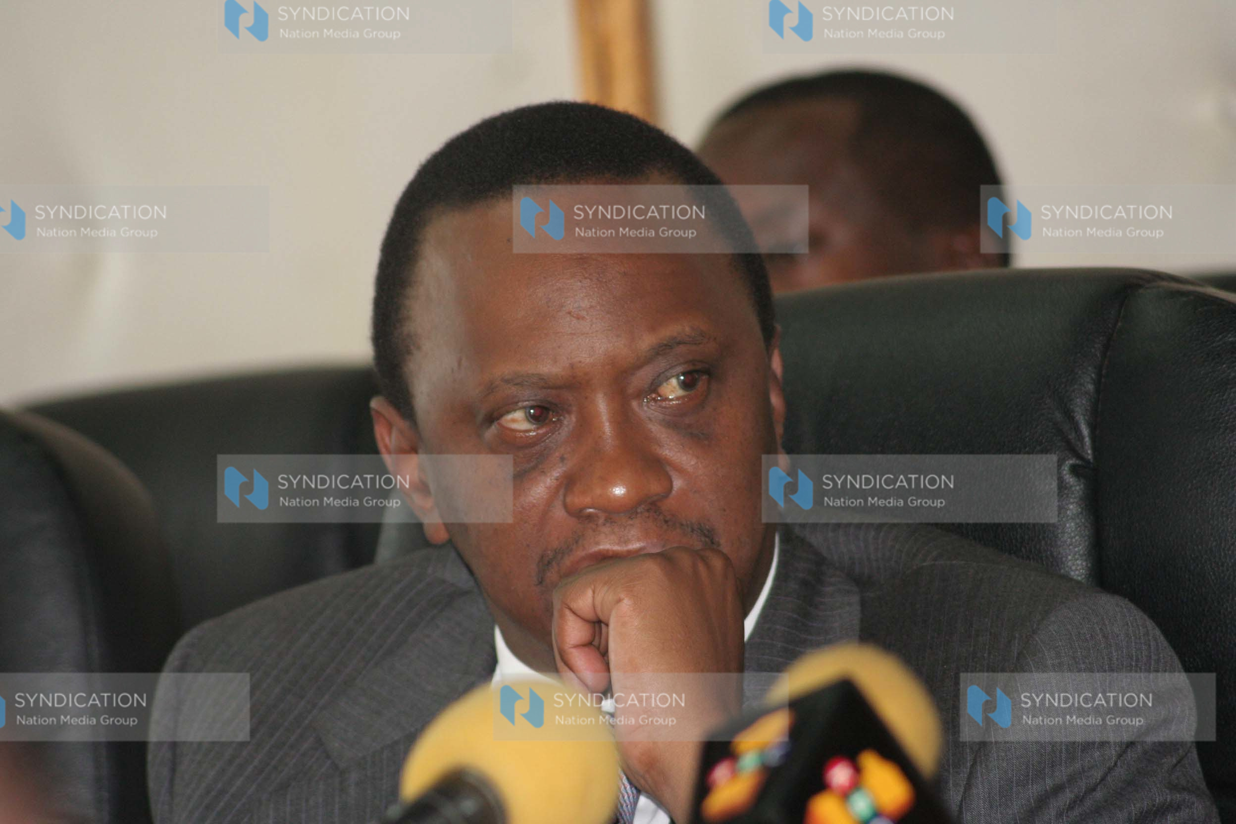 Deputy prime minister and minister for finance Uhuru Kenyatta