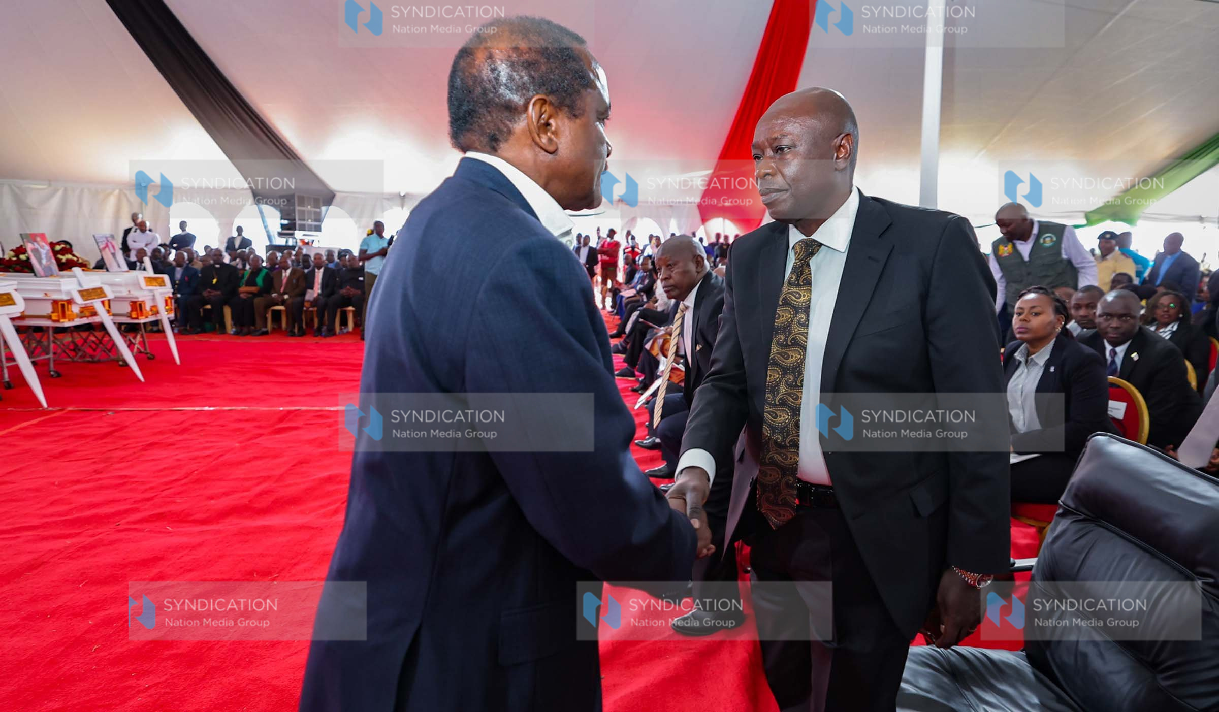 Requiem service for the 21 children who died in the Hillside Endarasha Academy fire