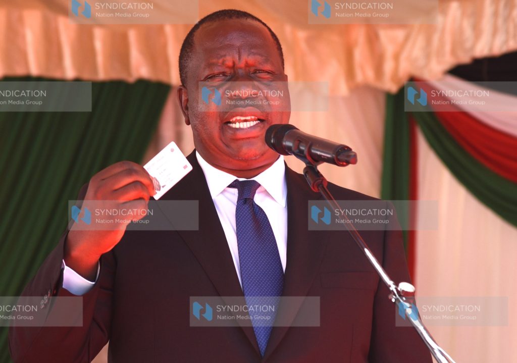Interior and Coordination of National Cabinet Secretary Dr. Fred Matiang'i