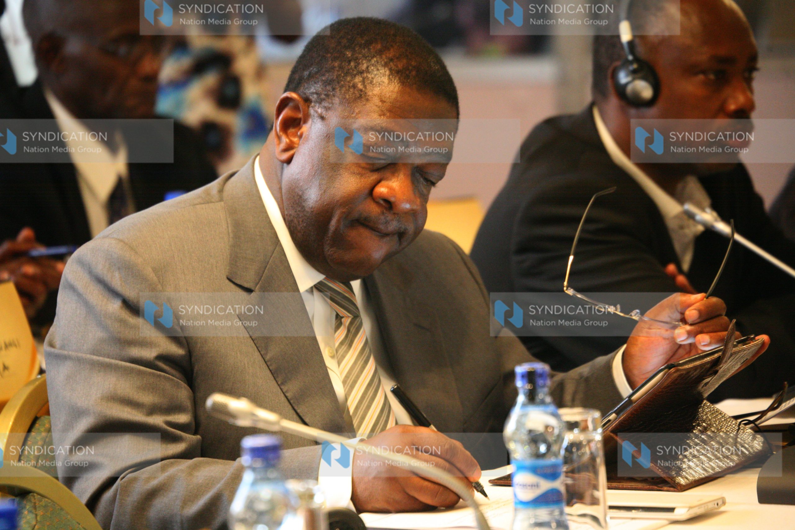 Senate Committee on Legal Affairs and Human Rights Chairman Amos Wako
