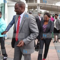 Deputy President William Ruto arrives to ICC