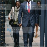 Deputy President William Ruto with daughter June leave ICC
