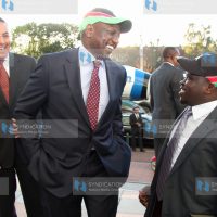 Deputy President William Ruto  Mining Cabinet Secretary Najib Balala