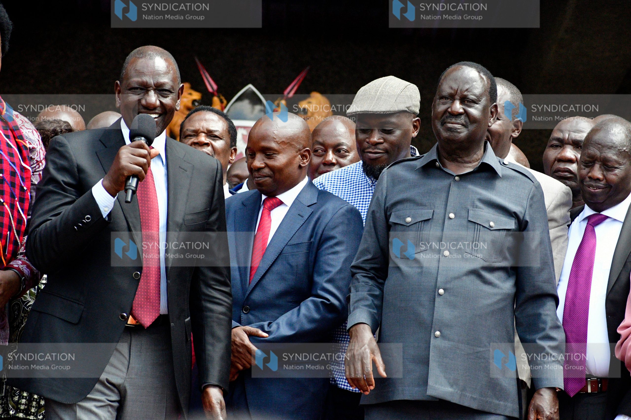 President William Ruto makes his remarks