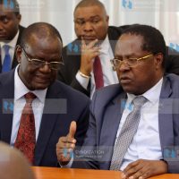 Meru governor Kiraitu Murungi and Embu Governor Martin Wambora