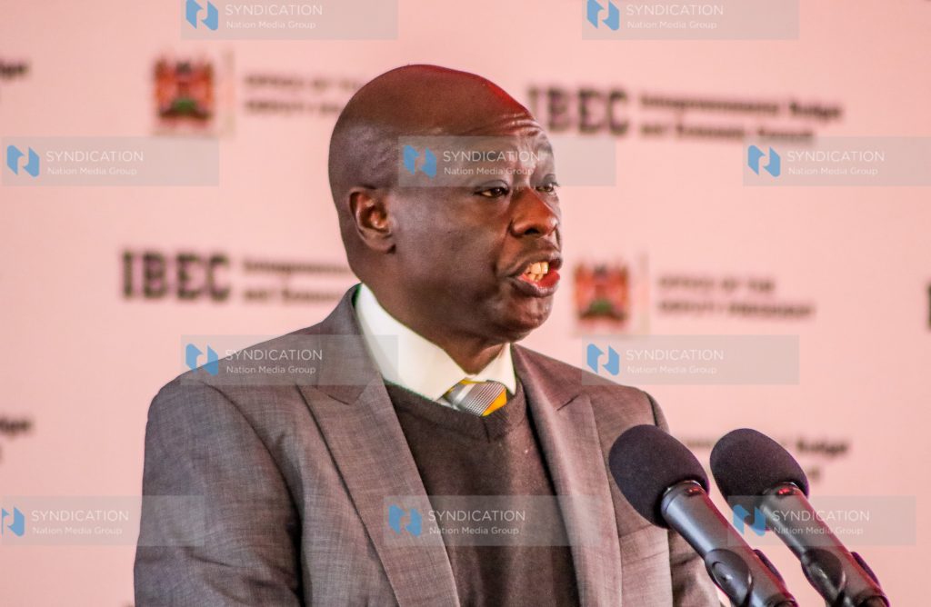 Deputy president Rigathi Gachagua