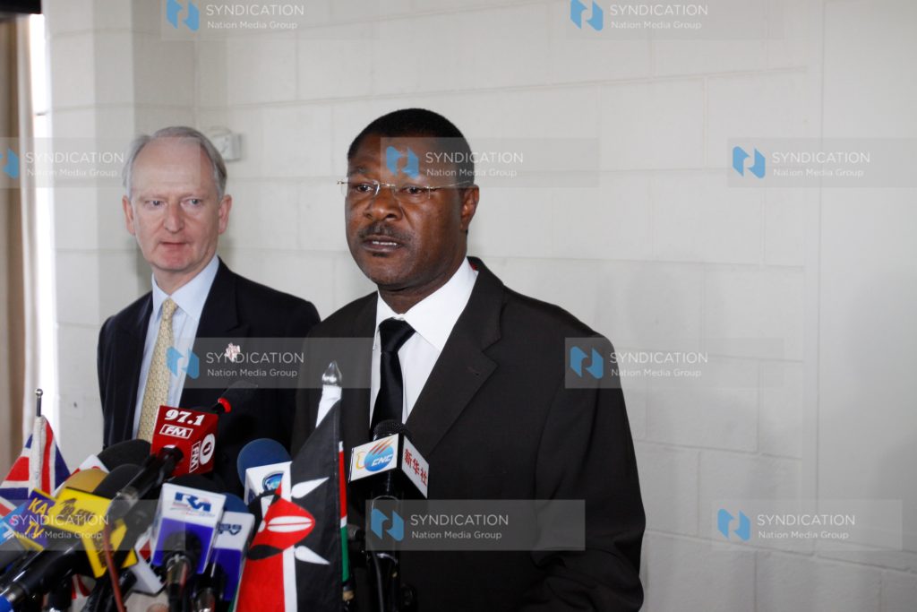 Foreign Affairs Minister Moses Wetangula
