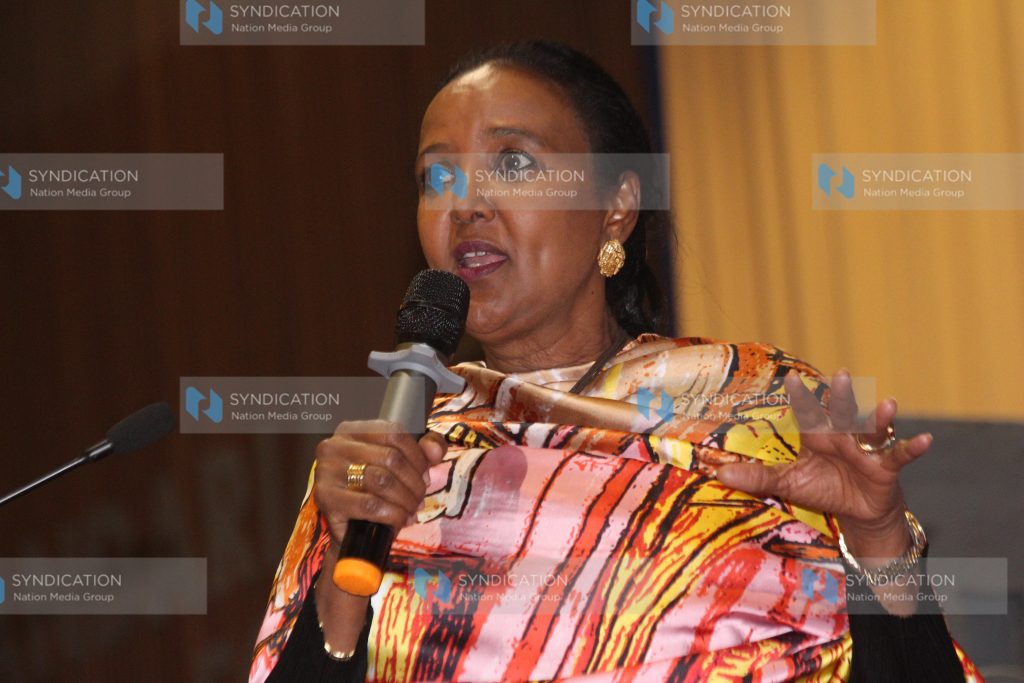 Sports, Culture and Heritage Cabinet Secretary Amina Mohamed