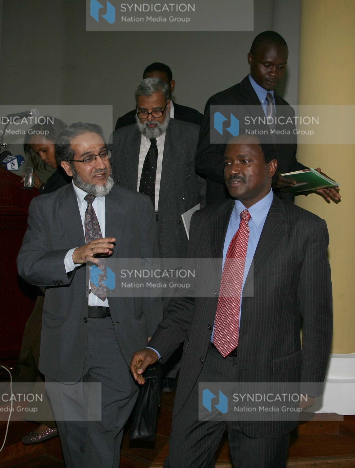 Vice President Kalonzo Musyoka and Mamoon Al Azami