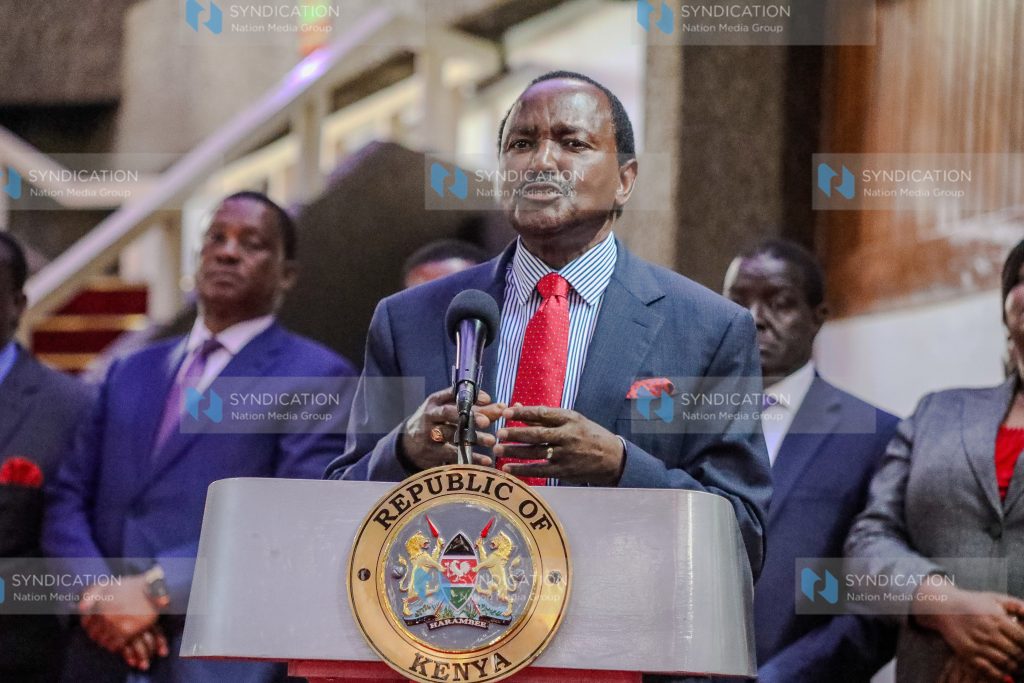 Wiper leader Kalonzo Musyoka