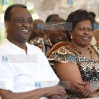Former Imenti Central MP Gitobu Imanyara and his wife Florence Gitobu