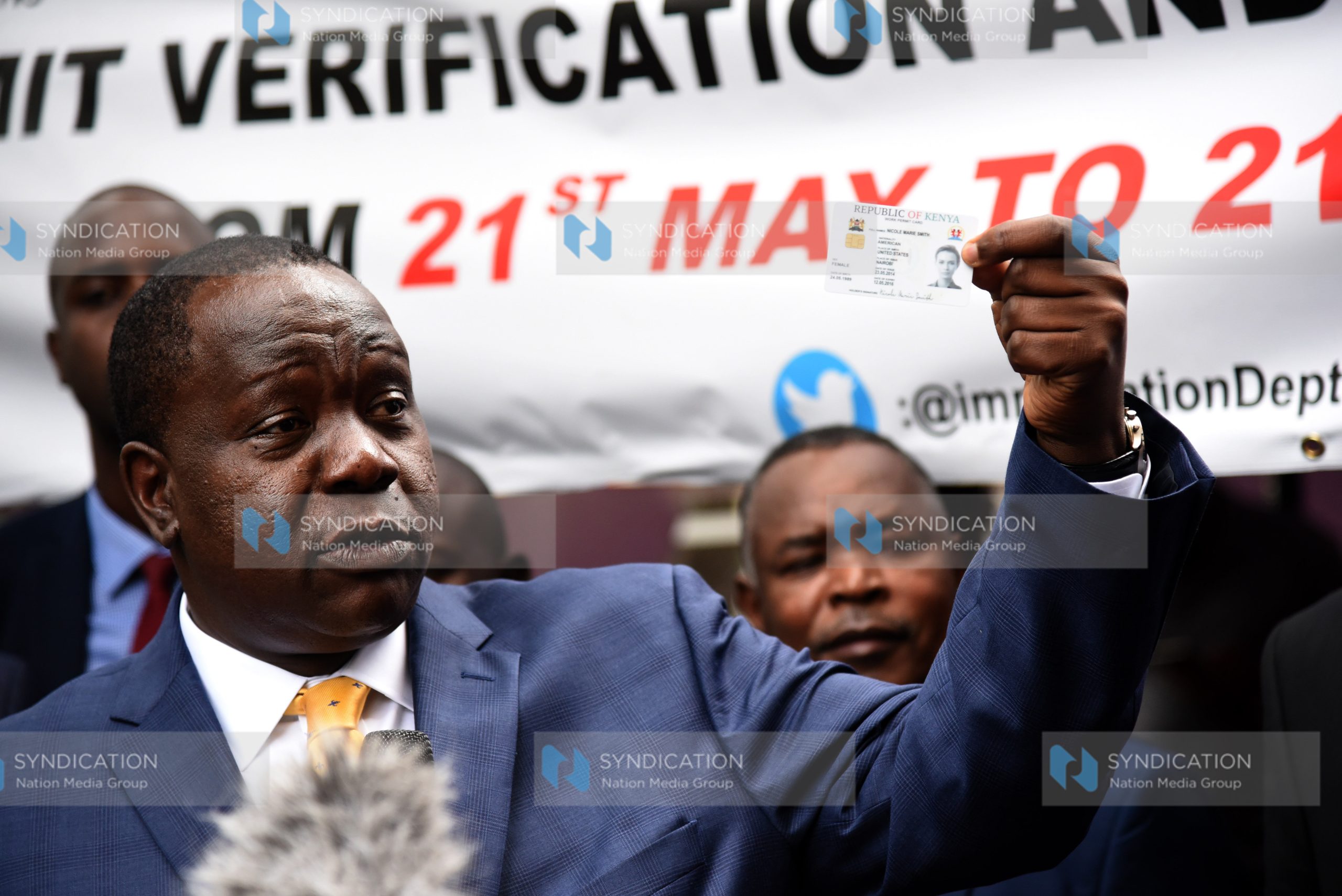 Interior Cabinet Secretary Fred Matiang’i