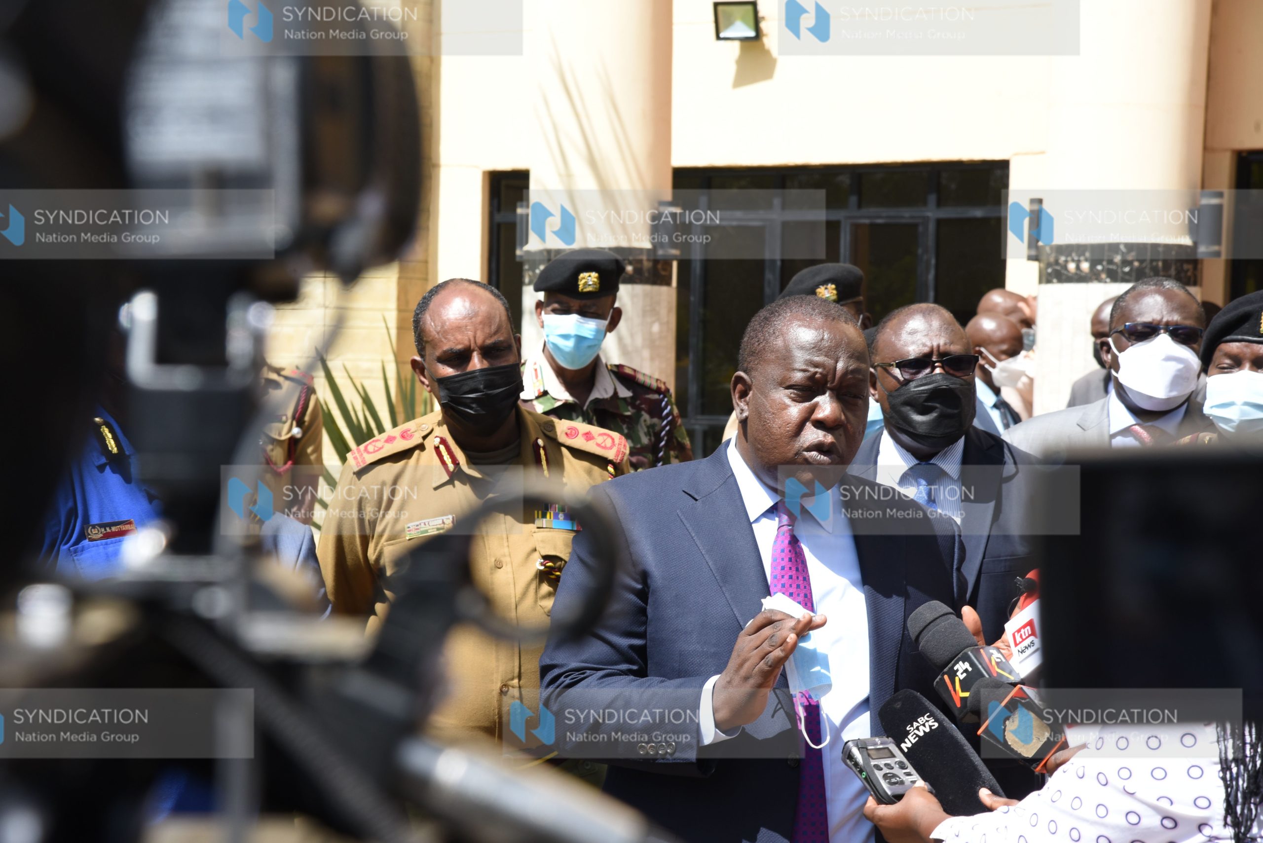 Interior and Coordination of National Government Cabinet Secretary Dr. Fred Matiang’i