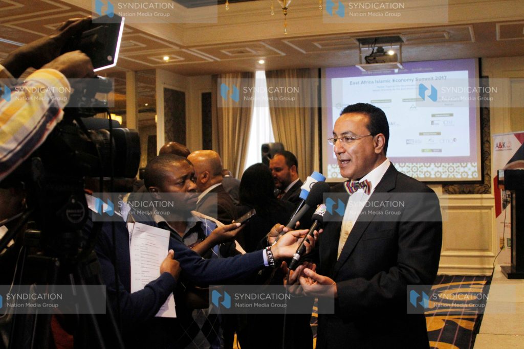 Tourism Cabinet Secretary Najib Balala during East Africa Islamic Economy Summit