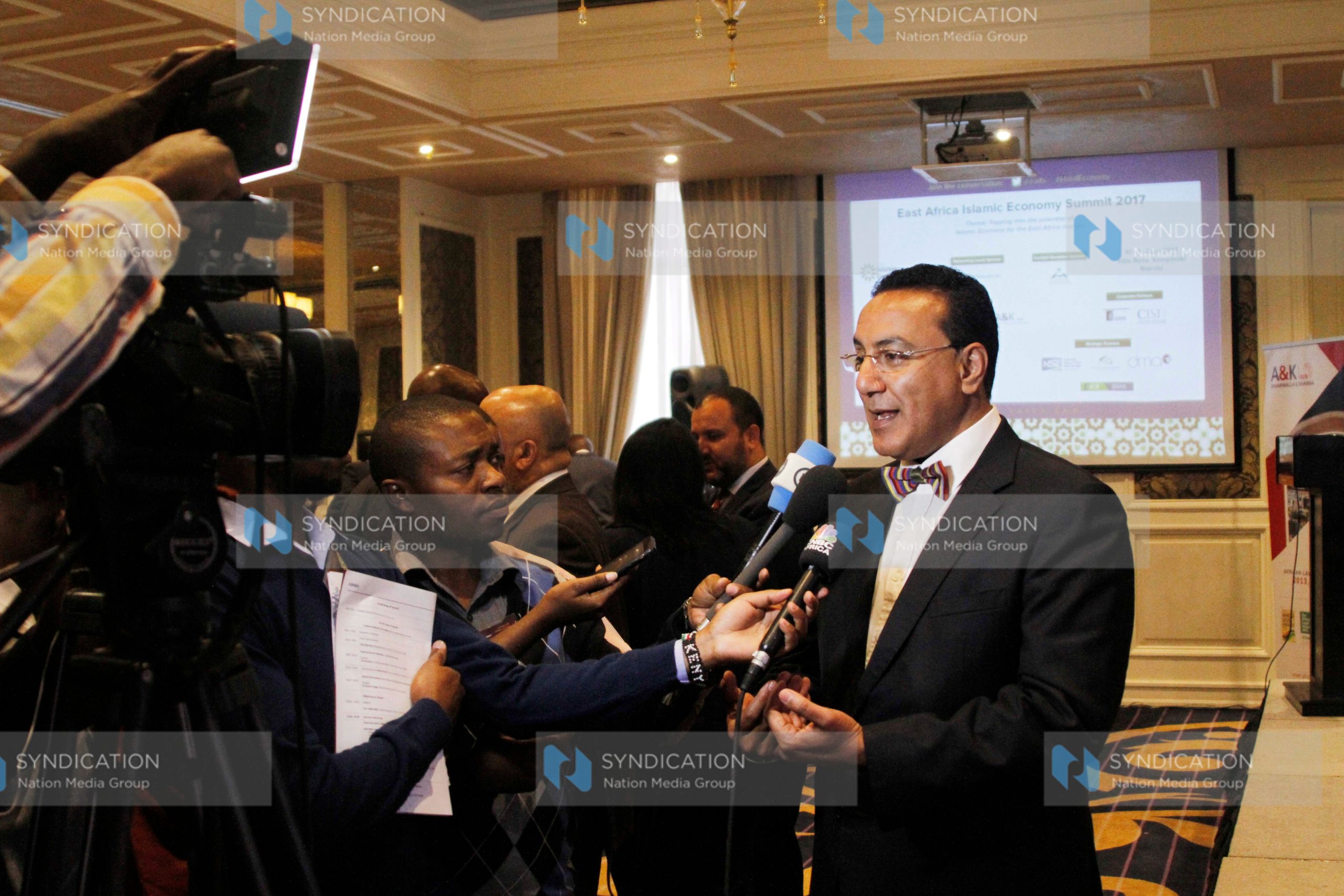 Tourism Cabinet Secretary Najib Balala during East Africa Islamic Economy Summit