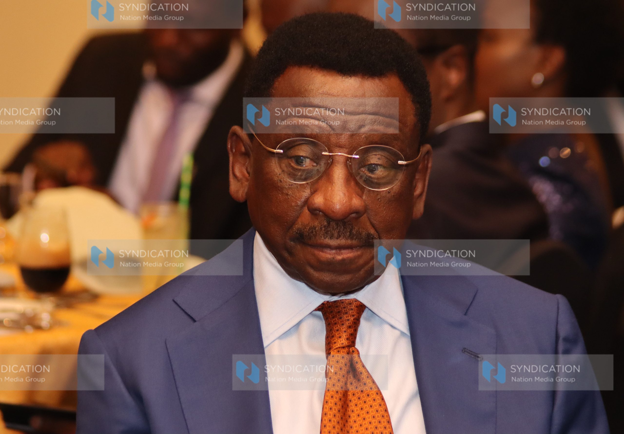 Siaya County Governor James Orengo at Dr. Ida Odinga 73rd birthday party and 50th wedding anniversary