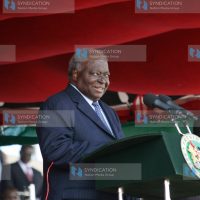 President Mwai Kibaki addresses during the Jamhuri Day celebrations