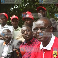 Meru Senator Kiraitu Murungi among other Jubilee party members