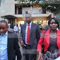 Cecily Mbarire of TNA, Jeremiah Kioni of UDF, MP Lewis Nguyai of TNA