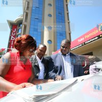 Nairobi county MP Rachel Shebesh, Dagoretti South MP Denis Waweru and Nominated MP Johnson Sakaja