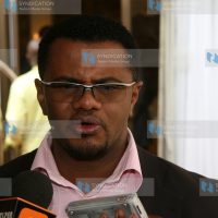 Omar Hassan, during a seminar and the launching of a book