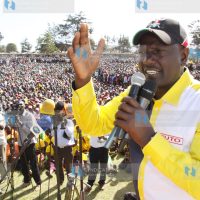 Jubilee Alliance presidential candidate Uhuru Kenyatta's running mate William Ruto