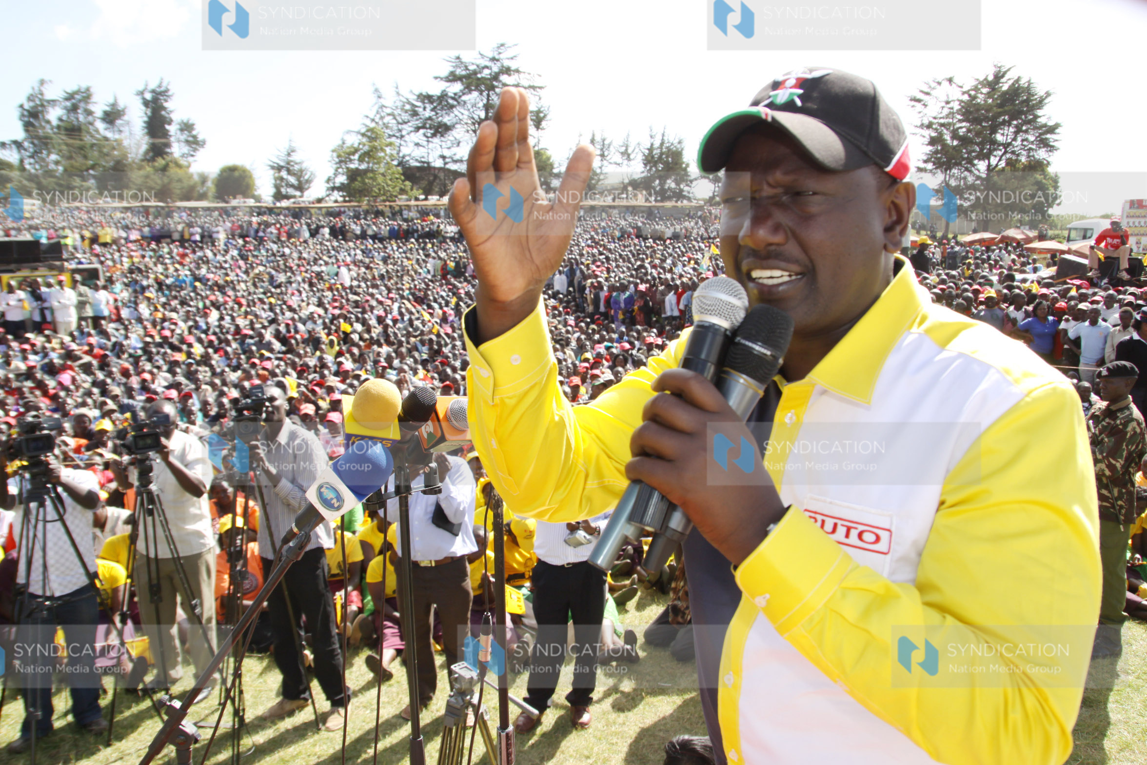 Jubilee Alliance presidential candidate Uhuru Kenyatta’s running mate William Ruto