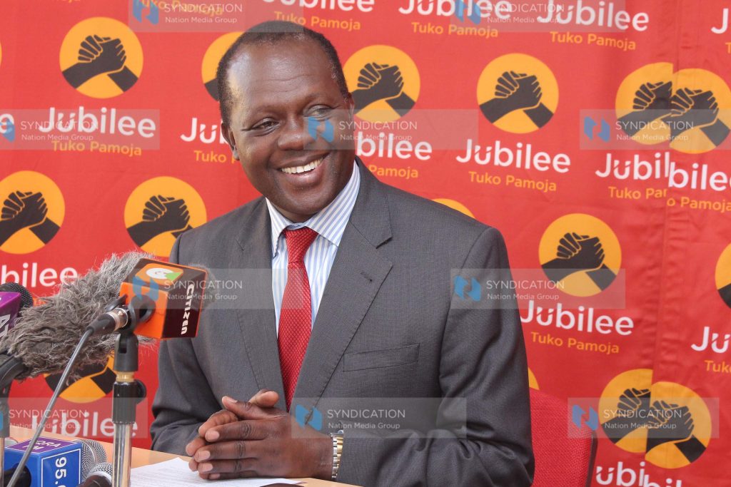Jubilee party Secretary General Raphael Tuju
